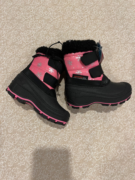 5C-footwear-george-pink-snowflakes-boots