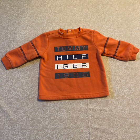 0-3-month-sweater-tommy-hilfiger-orange