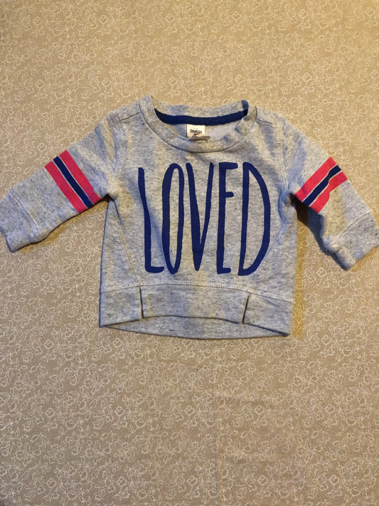3-month-sweater-oshkosh-grey-loved