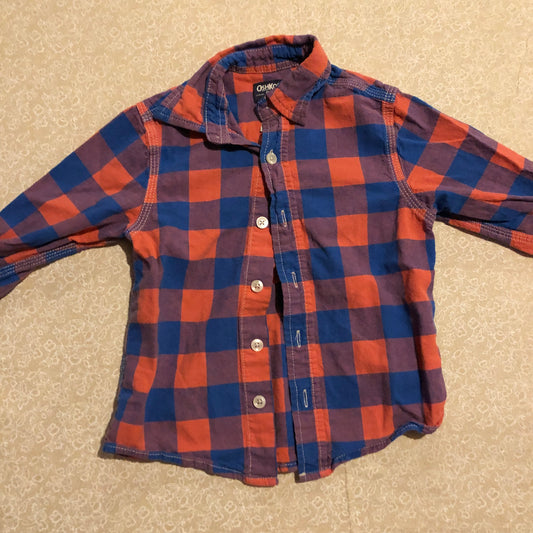 3t-oshkosh-shirt-long-sleeve-buttons-pink-blue-plaid
