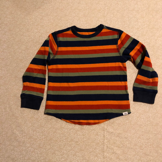 5-shirt-long-sleeve-baby-gap-orange-blue-stripes